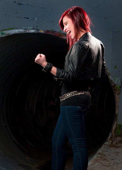 rubi in punkrock mode