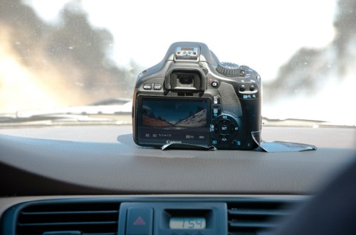 looking through the lens